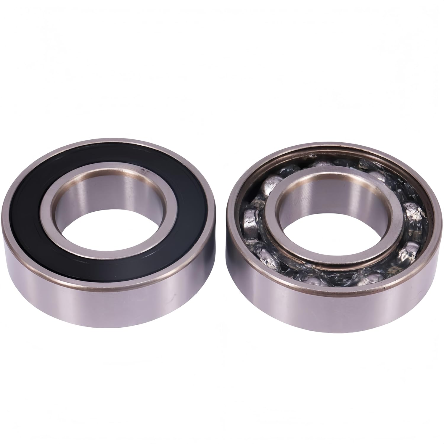 DEEG 5Pcs Deep Groove Bearings 1''x2''x9/16'' Double Seals Chromium Bearing Steel GCr15 Roller Bearing for Scooters Elevators Robotics