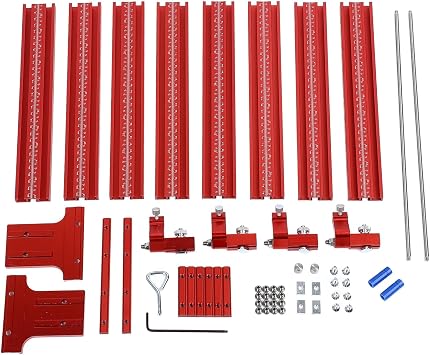 Saw Rail, Aluminium Alloy Saw Rail, Track Parallel Universal Tool Set Kit for Woodworking Power Tool Accessories Other Power Tool Accessories