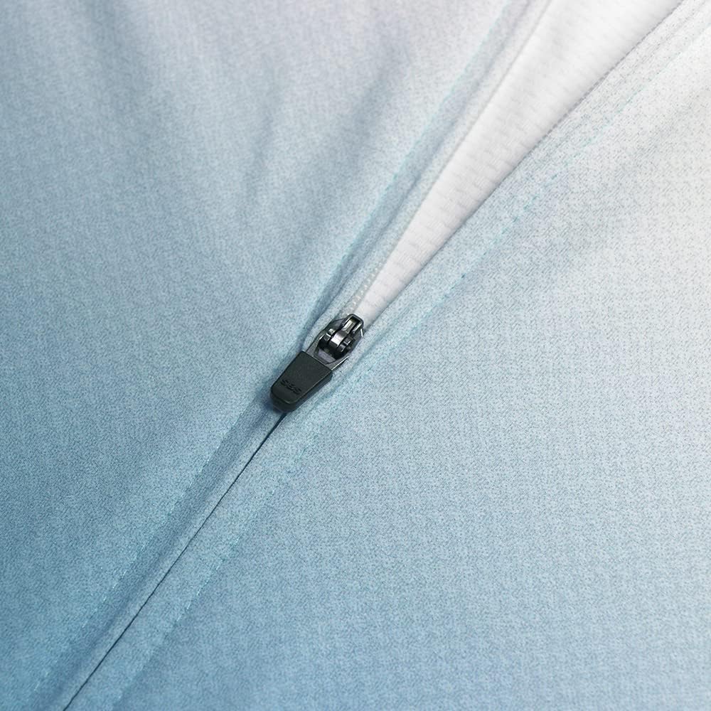 Men's Cycling Jerseys Long Sleeve Bike Biking Shirts Full Zip with Pockets Road Bicycle Clothing - Image 7