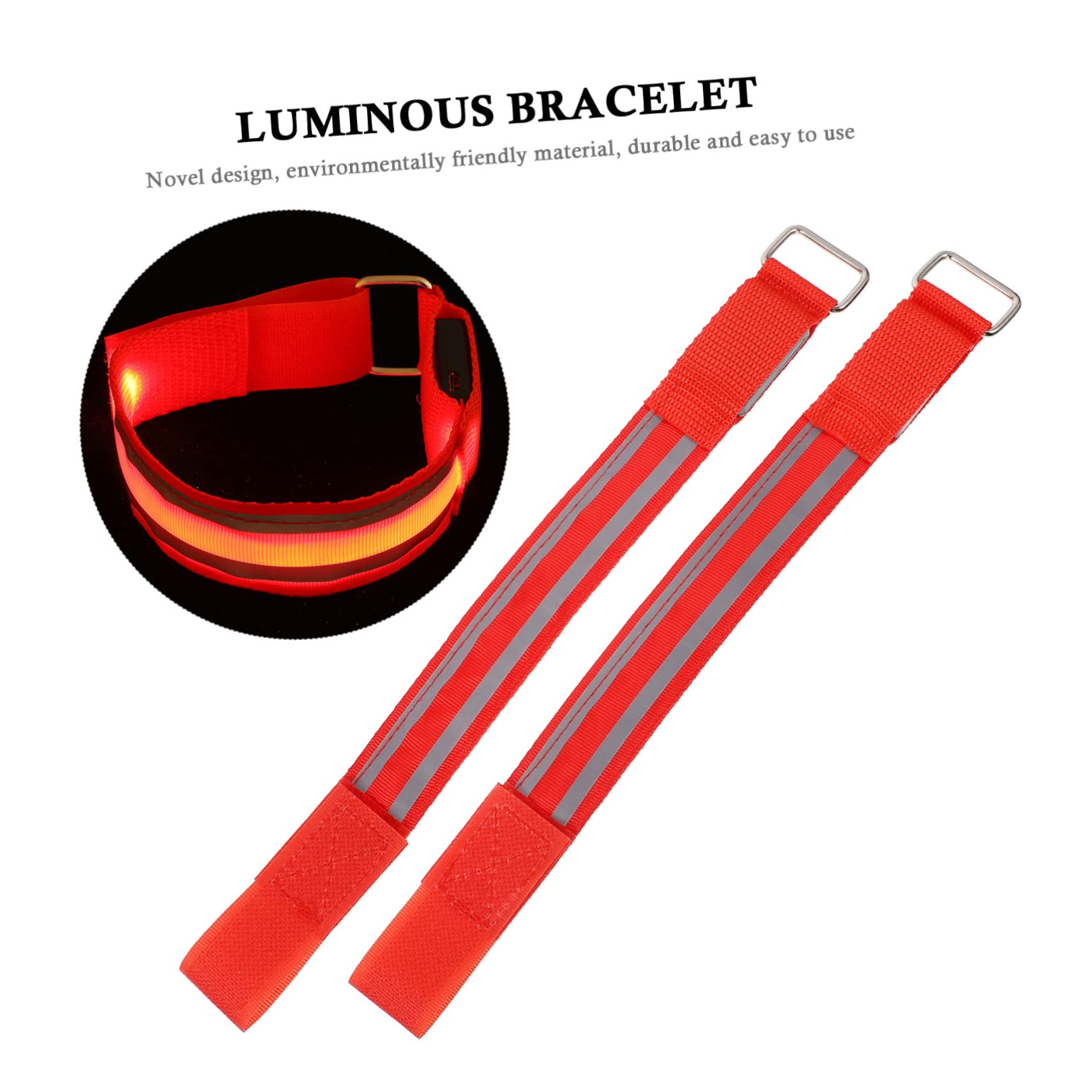 YARNOW 6 Pièces De à LED Bracelet Fluorescent Lumineux Course De Nuit avec Électronique LED Briller Dirigé