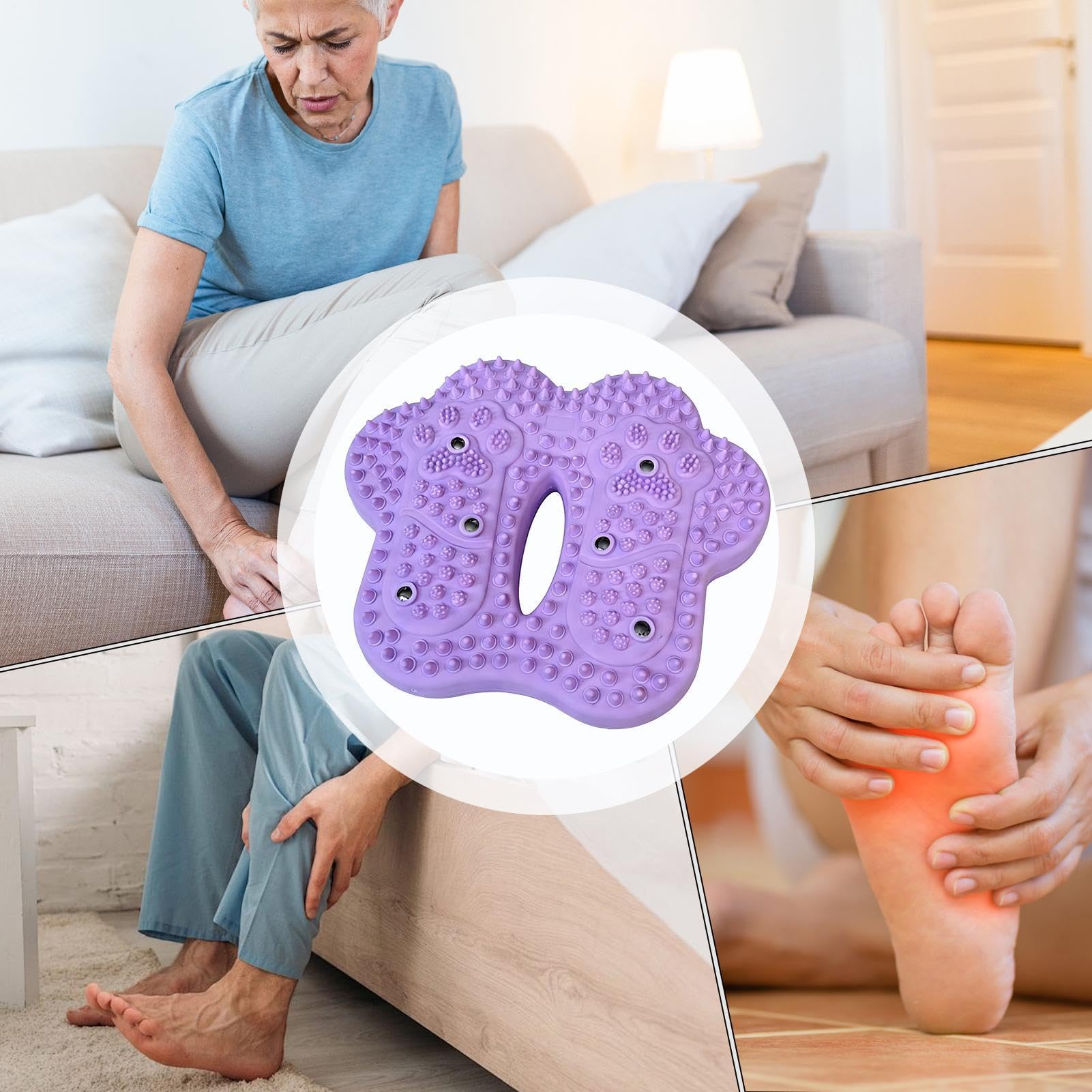 Fußmassagegerät Relax-Fußsohlenmassagegerät | -Fußmassagepad Geeignet für stehende Berufe, Frauen, Männer, im Homeoffice, auf Reisen, unter dem Schreibtisch, in der Pause