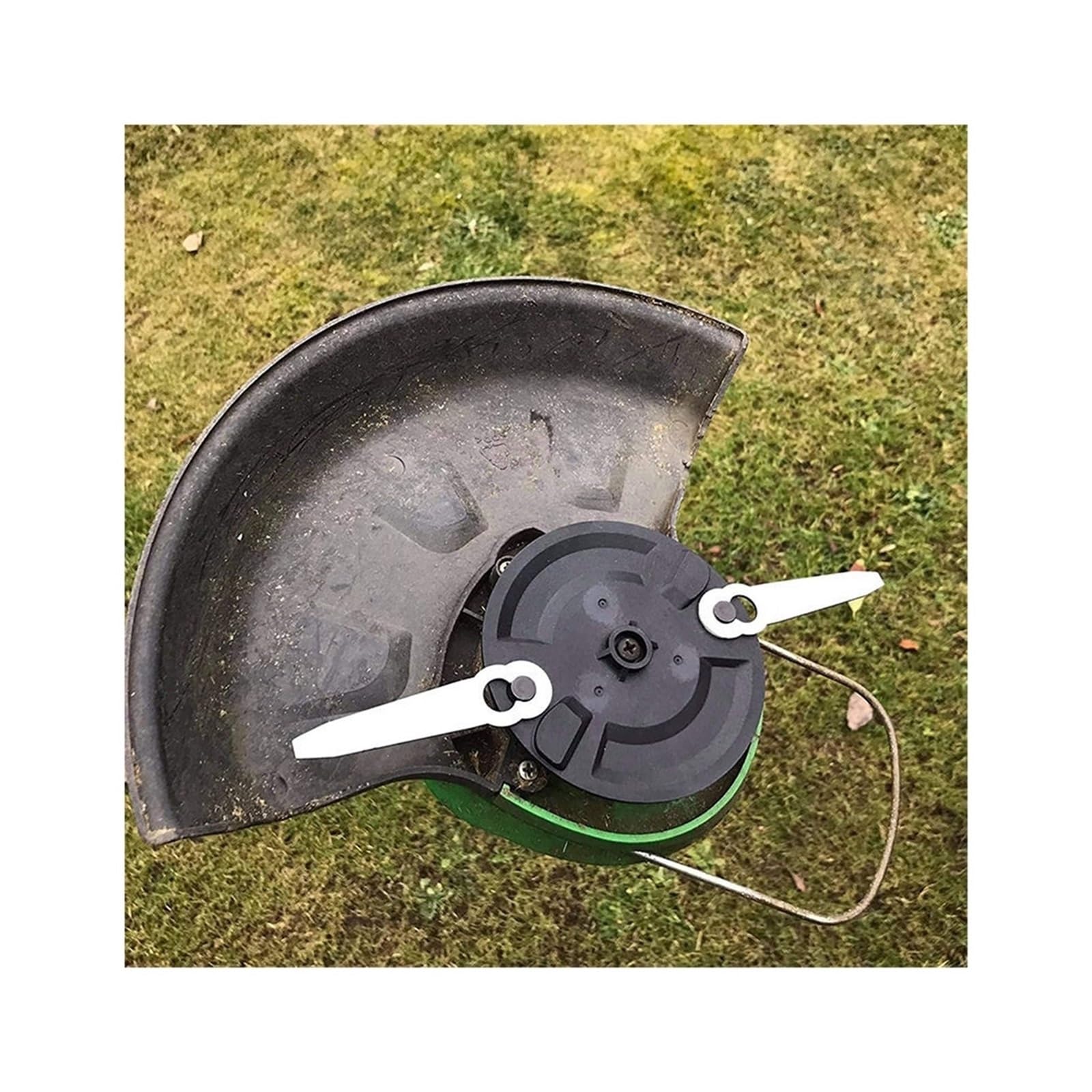 Genérico Cuchillas de Repuesto for desbrozadora de Acero Inoxidable de 3.346 x 0.787 in, compatibles con Stihl, FSA 45 FSA 57, Cuchilla for cortacésped de jardín(Model A:6pcs)