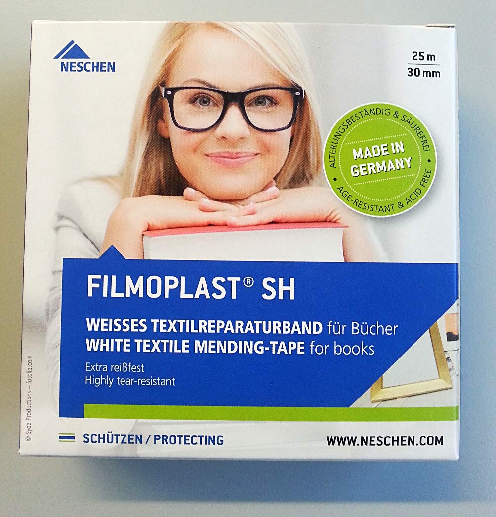 Filmoplast Sh - Self Adhesive White Linen Tape Set of 2