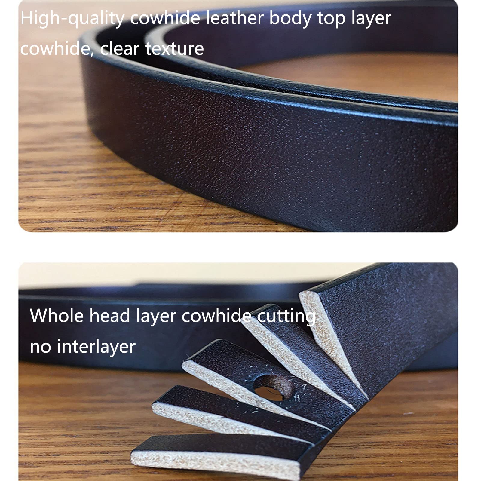 Cinturón Mujer,Hebilla De Cinturón De Aleación Casual para Hombre con Ropa De Jeans para Múltiples Ocasiones,Marrón,100CM/39.4''