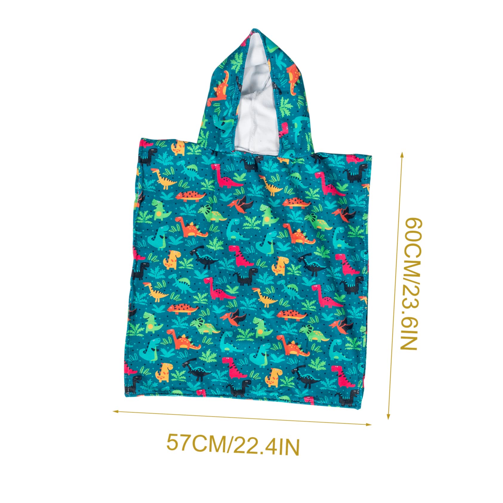 DECHOUS 2piezas Toalla De Baño Infantil Capucha Toalla Absorbente para Playa y Piscina Diseño De Microfibra Suave y Amigable La Piel para Bebés y Niño Niña