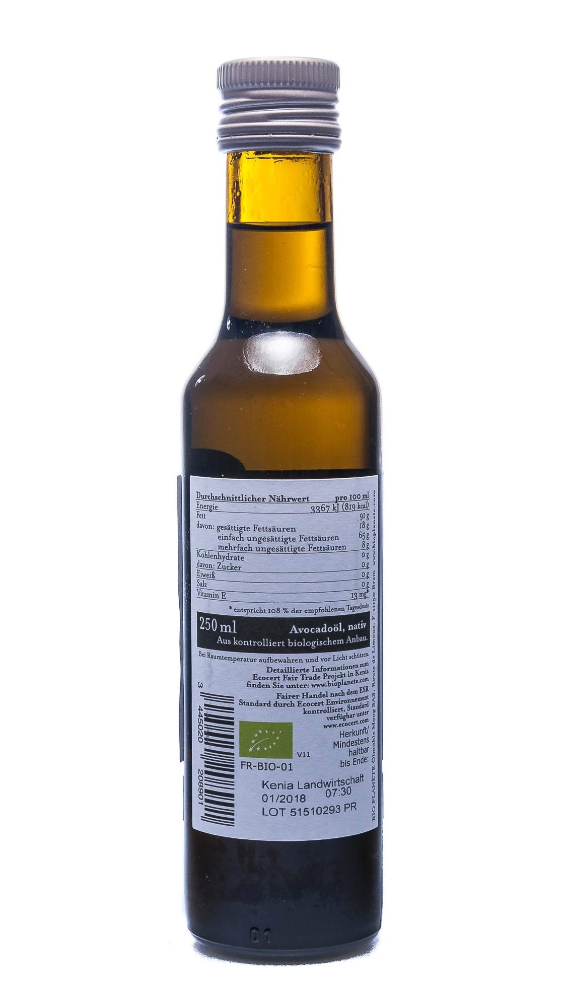 Bio Planète Avocadoöl nativ aus kbA, 2er Pack (2 x 250 ml)