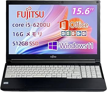 Amazon.co.jp: 【整備済み品】富士通 A576 15.6型 第6世代CPU Core i5