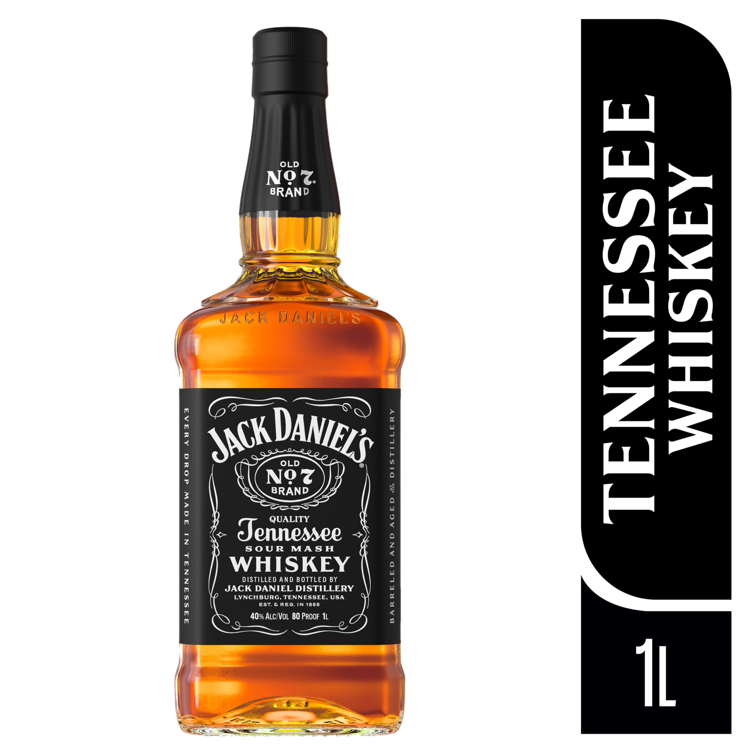 Jack Daniel's Old No.7 Tennessee Whiskey, 1 l : Amazon.com.au: Grocery