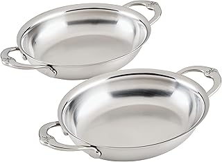 Hestan OvenBond Provisions - Oval au Gratin Dishes Stainless Steel