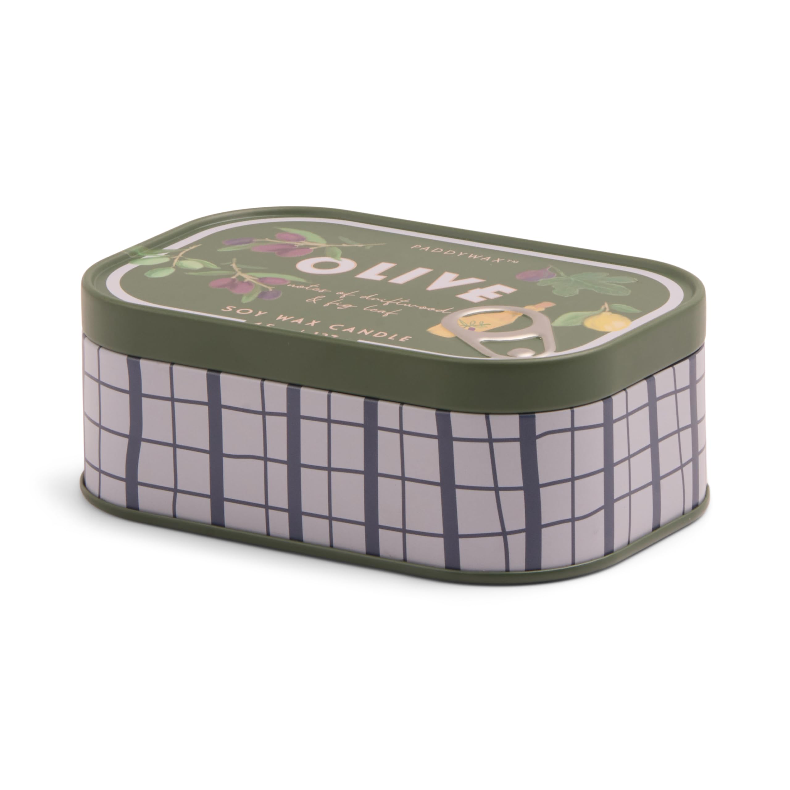 Paddywax Bistro Range Tin Candle - Olive