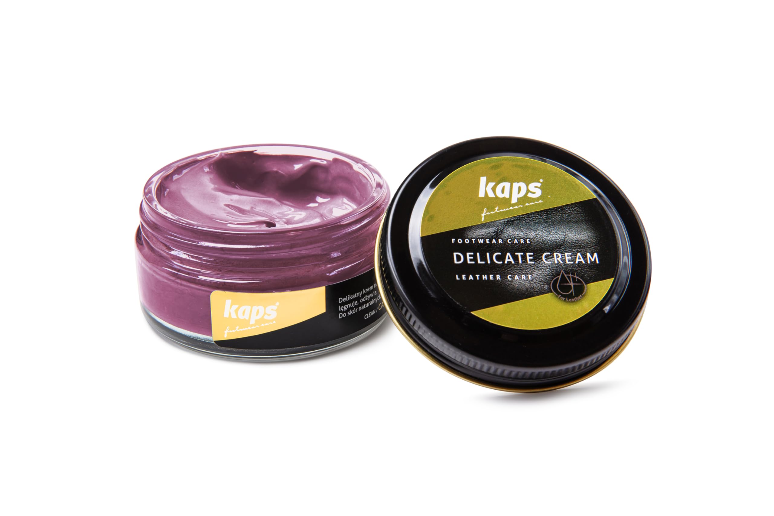 Kaps Leather Shoe Cream - Shoe Care Polish and Colour Conditioner | Refreshes Appearance | For Boots, Handbags, Furniture | Intensive Leather Care and Nourishing | 70 + Shades 50ml — view 73
