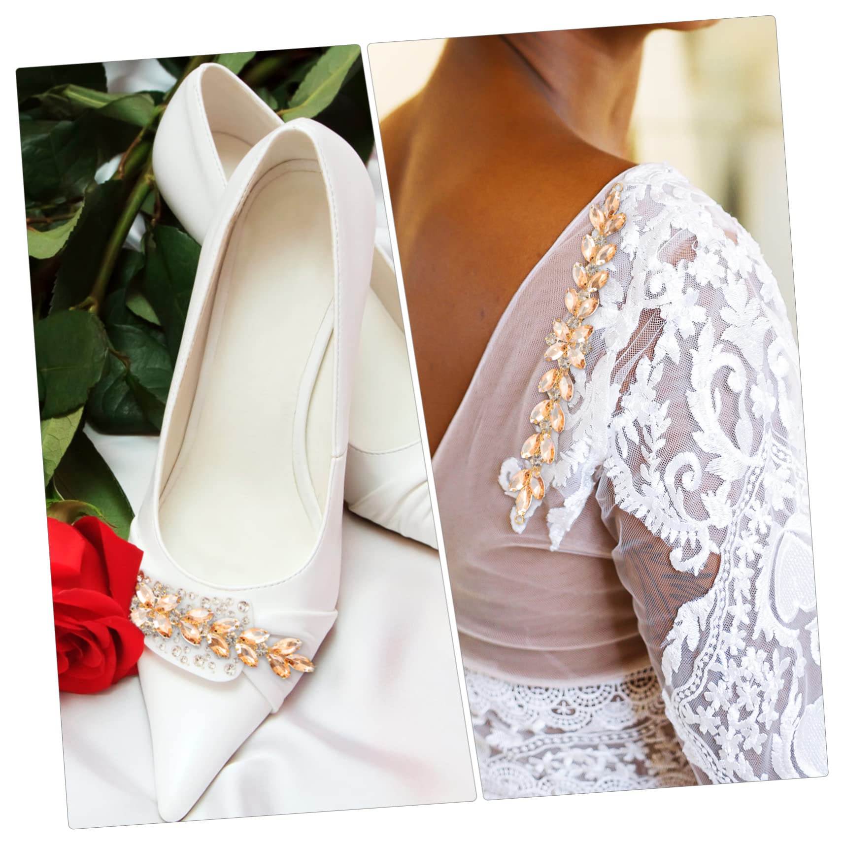Operitacx 4pezzi Applique Per Decorazione Per Maniche Accessori Per Matrimonio e Cerimonie Patches Per e Scarpe