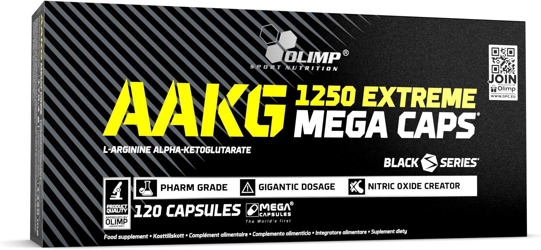 Olimp AAKG Extreme Mega Capsules - Pack of 120 Capsules