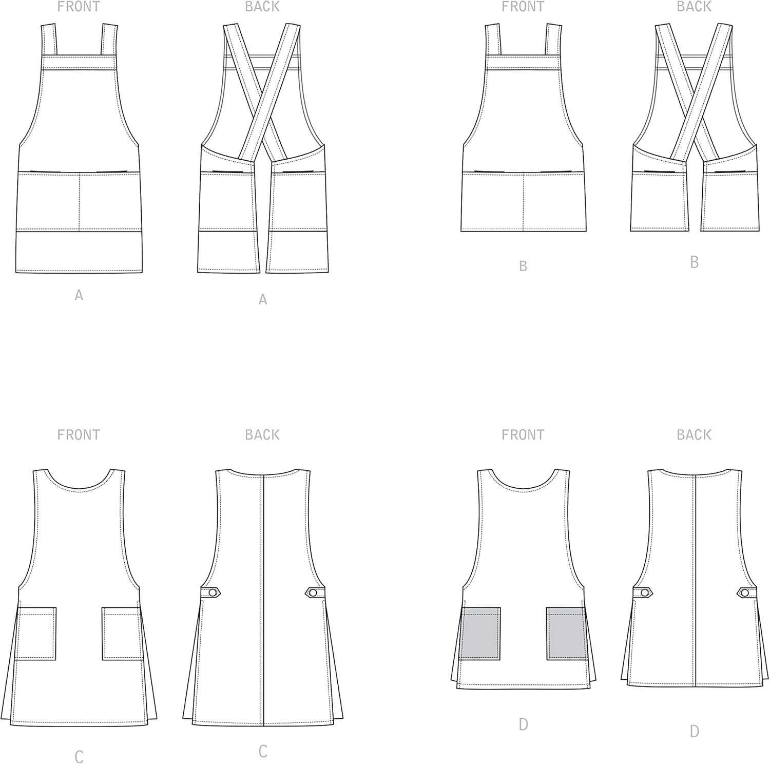Simplicity Pattern XS-XL