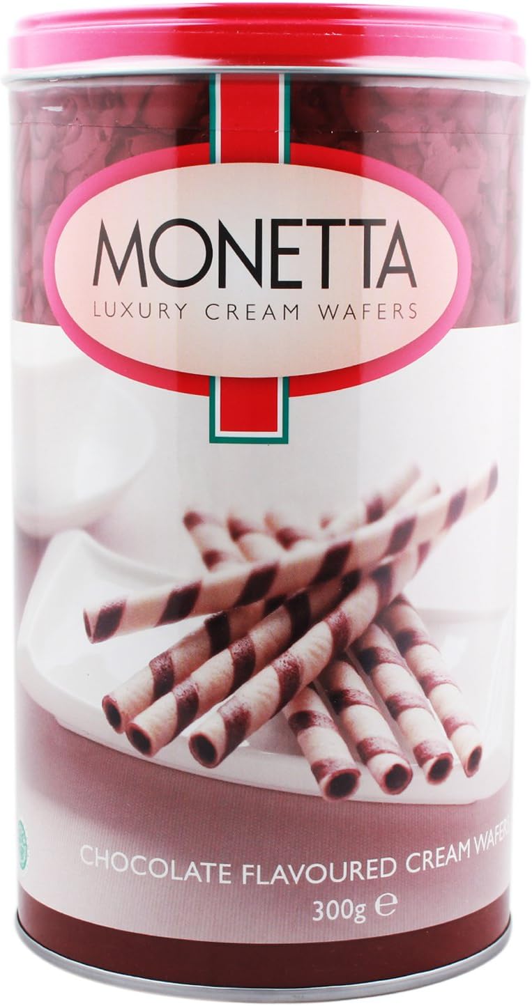 Monetta Wafer Rolls, Chocolate, 300G