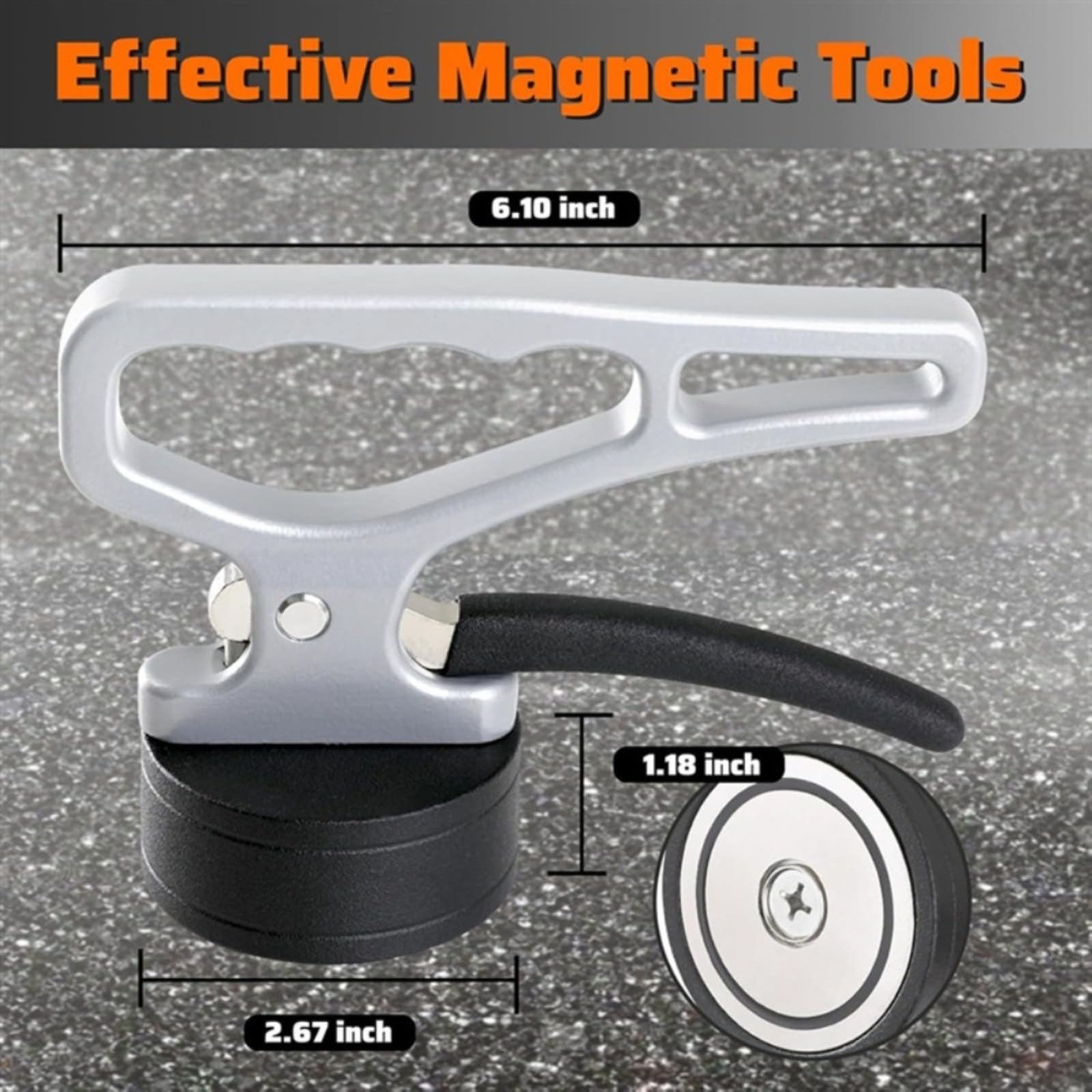 Strumento magnetico di raccolta per fogli, magnete permanente