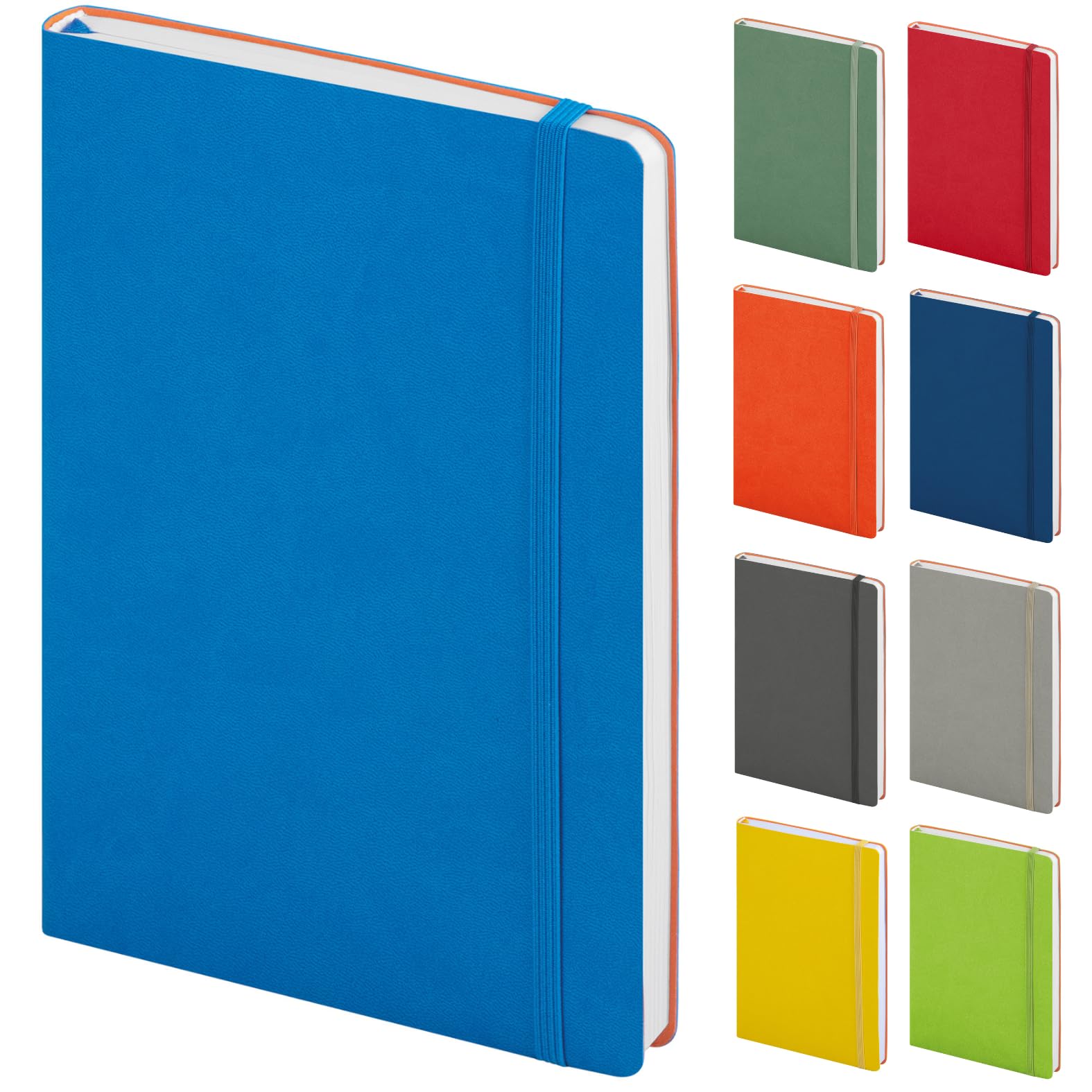Notes Personalizzati con Logo, Gadget Aziendale 14x21 Flessibile Promozionale per Aziende e Omaggi a Clienti di Fine Anno, Fiere, Marketing ed Eventi Pubblicitari (20)