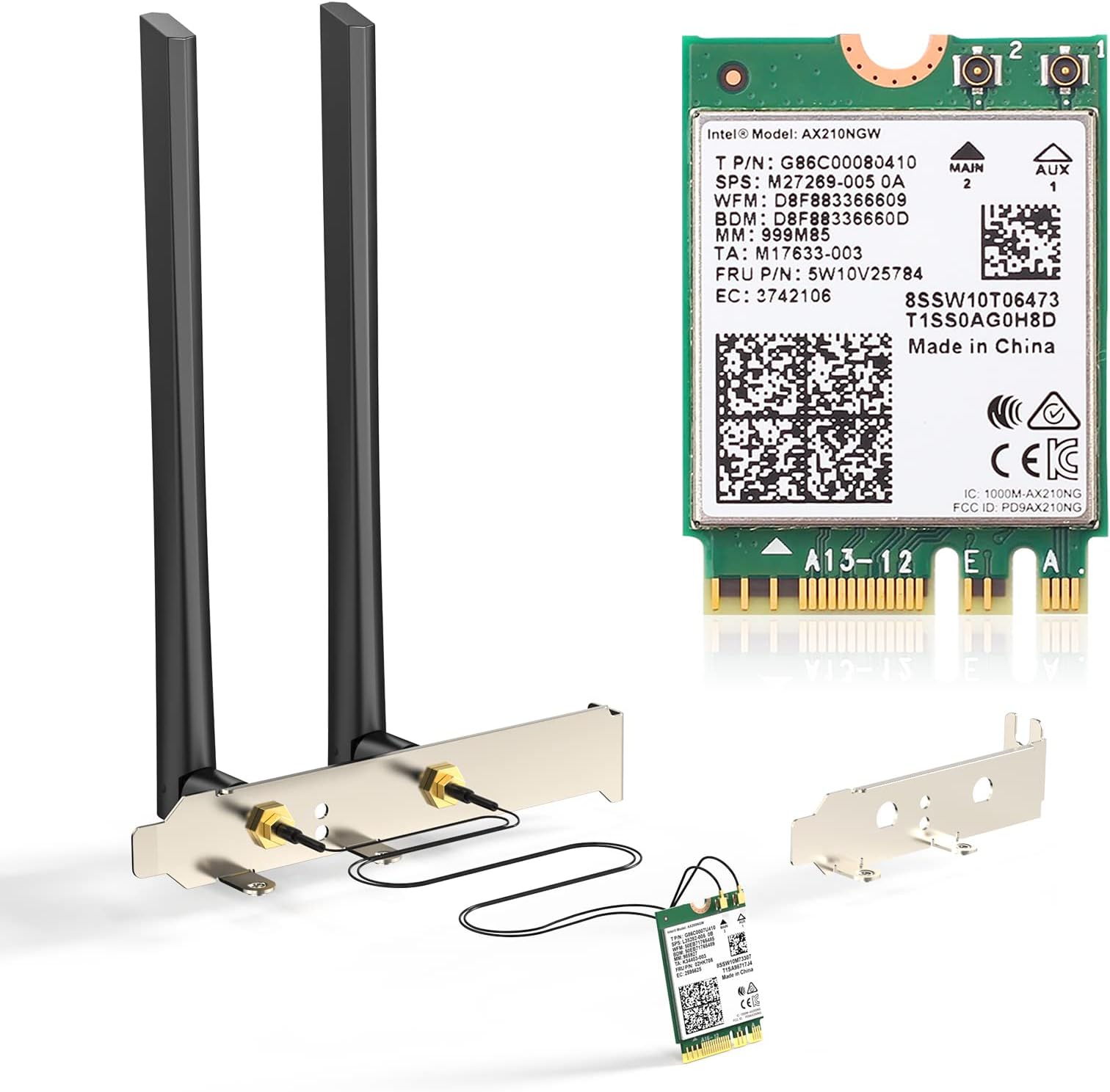 WISE TIGER WiFi 6E Desktop Kit (AX210)