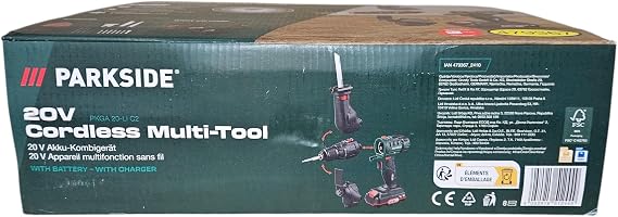 4 in 1 Multi-Tool Cordless Screwdriver, Multi-Function Sander, Jig Saw, Drill