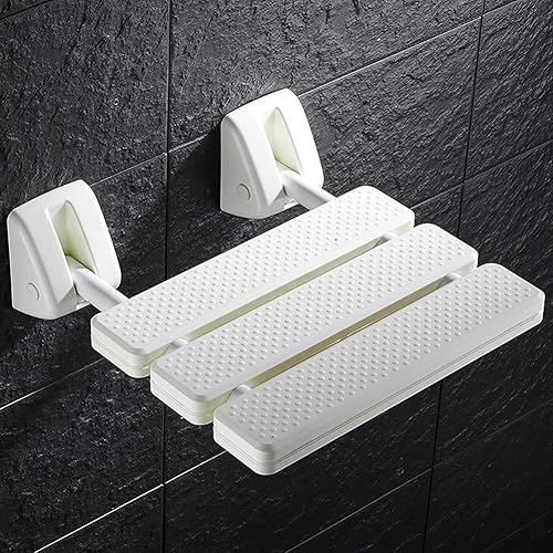 Miniatura 2 de Asiento de ducha plegable montado en la pared, asiento de ducha ABS duradero antideslizante para ducha interior, silla de taburete de baño, ahorra