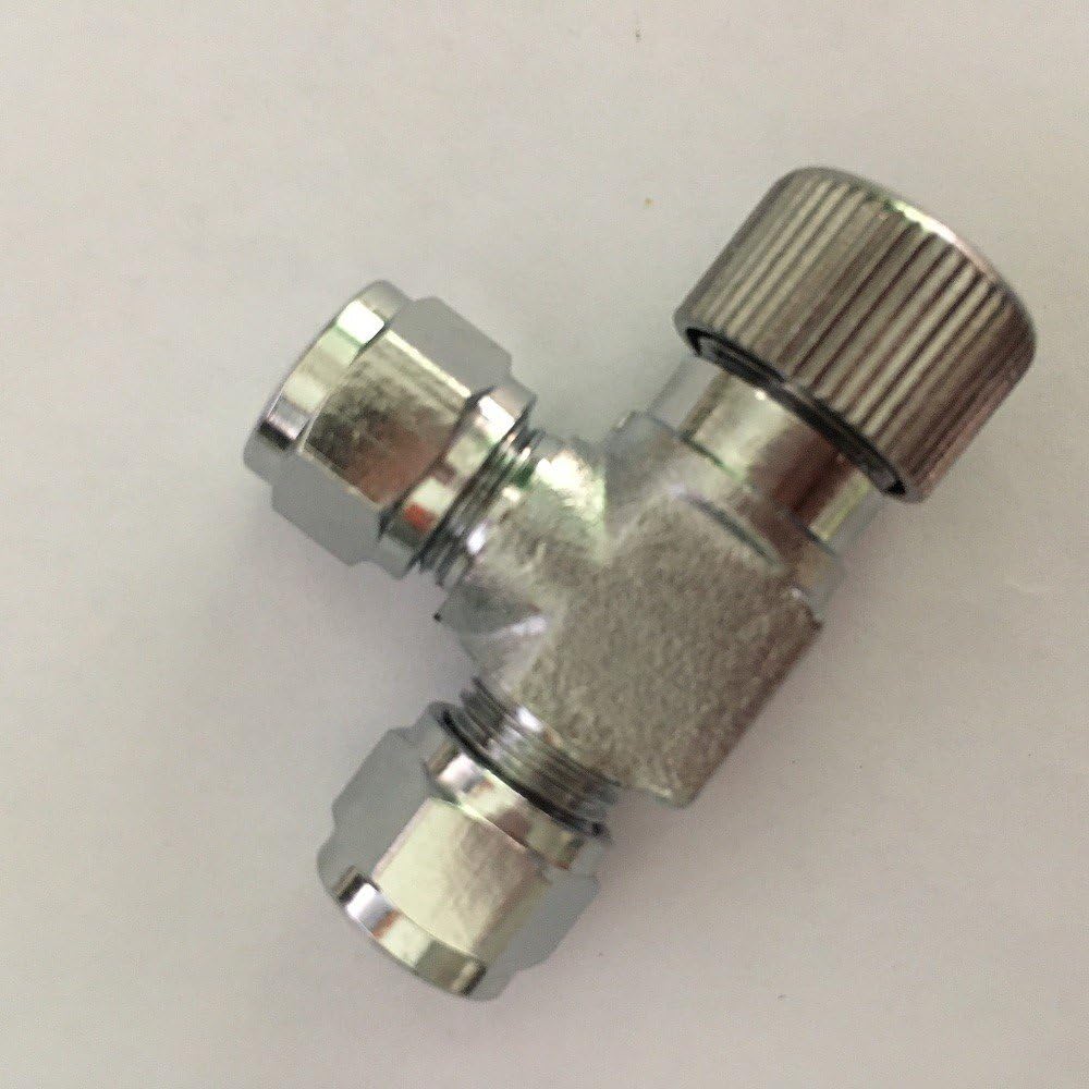 Aquarium CO2 Bubble Counter Needle Adjustment Valve Regulator Fish Tank Live Plant Gauge DIY Diffuser System Trachea air Tube (Double)