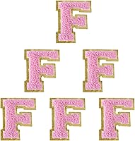 Vista 169 de 6 piezas de parches de letras de chenilla autoadhesivas, parches de letras preppy de 2 pulgadas para bolsos, ropa y sombreros, grandes pegatinas