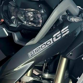 Black Doves Graphics No. 2 Fuel Cap Sticker Compatible with BMW R 1200 GS and Adventure Silver