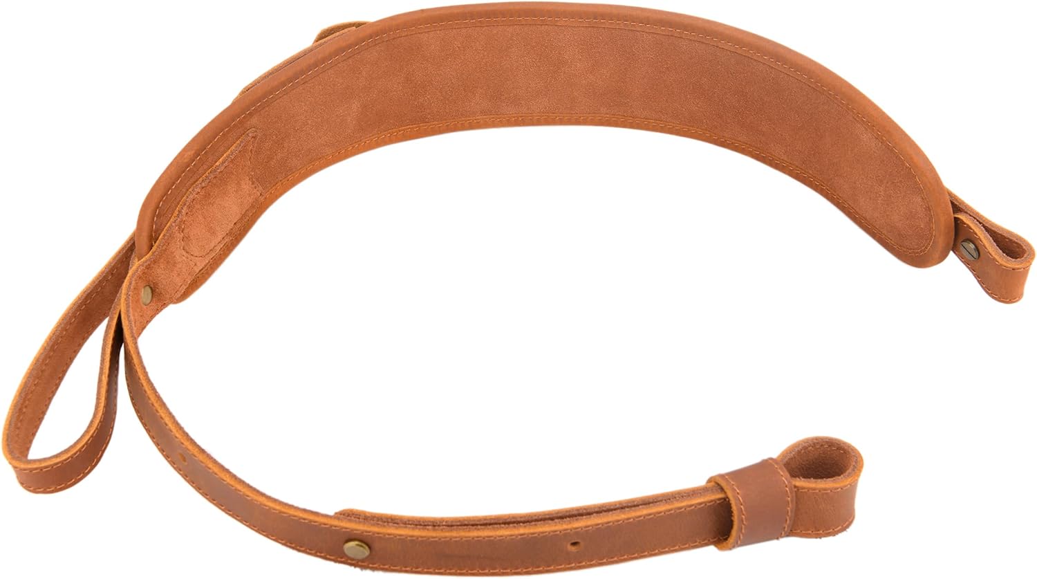 .357 .30-30 .38 .35 No Drill Leather Rifle Sling with Stock Harness and Barrel Mount Universal fit Lever Action Rifles, Crescent Shape Stock