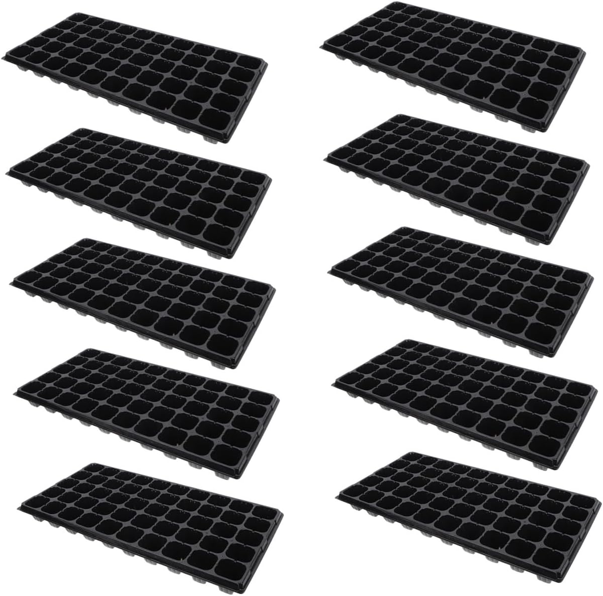 10pcs Premium Thickened Plant Germination Tray Trays for Vegetable Gardening Nursery Pots for Easy Planting and High Budding Rate