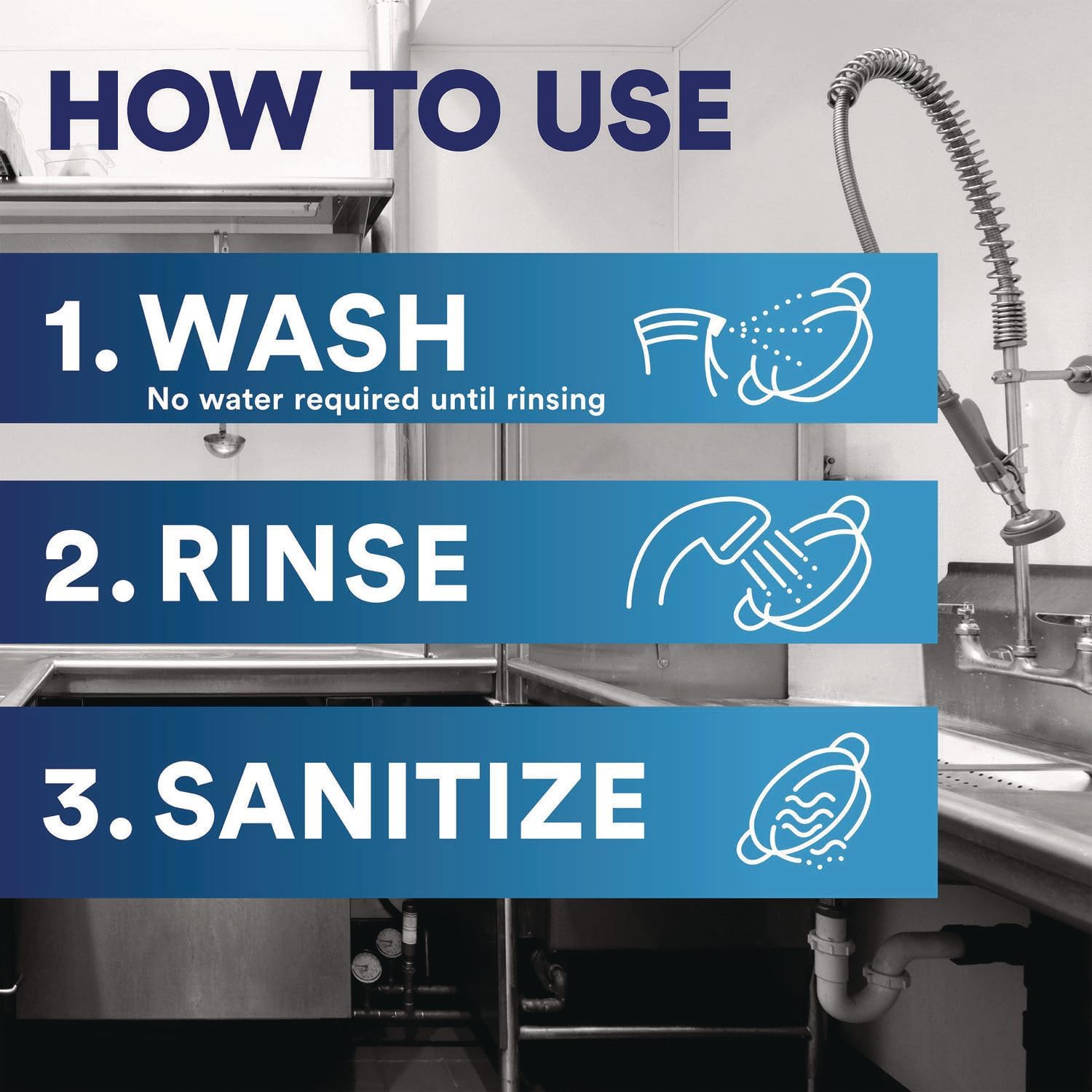 Dawn Heavy Duty Powerwash Commercial Dish Spray, 16 Fl Oz (Pack of 1) bundled with Heavy Duty Sctoch Brite Sponge