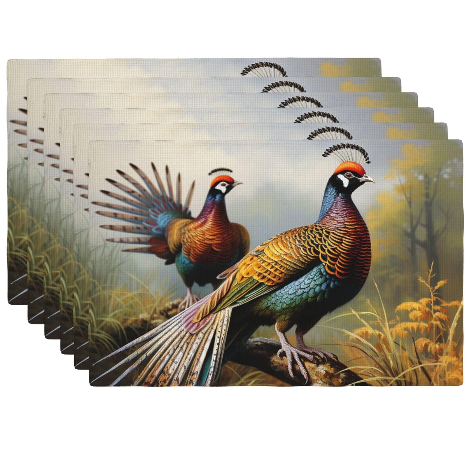 Sets de table animaux de la ferme pour repas de famille chaleureux