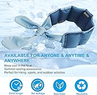 Vista 4 de Envoltura de hielo con 7 paquetes de hielo, soporte de enfriamiento completo para cuello y hombros, almohadilla de terapia fría reutilizable