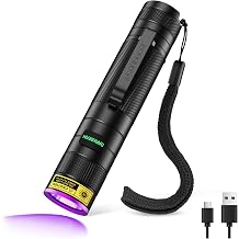 DARKBEAM UV Torch Black Light 395 nm Strong Wood Lamp [Energy Class A]