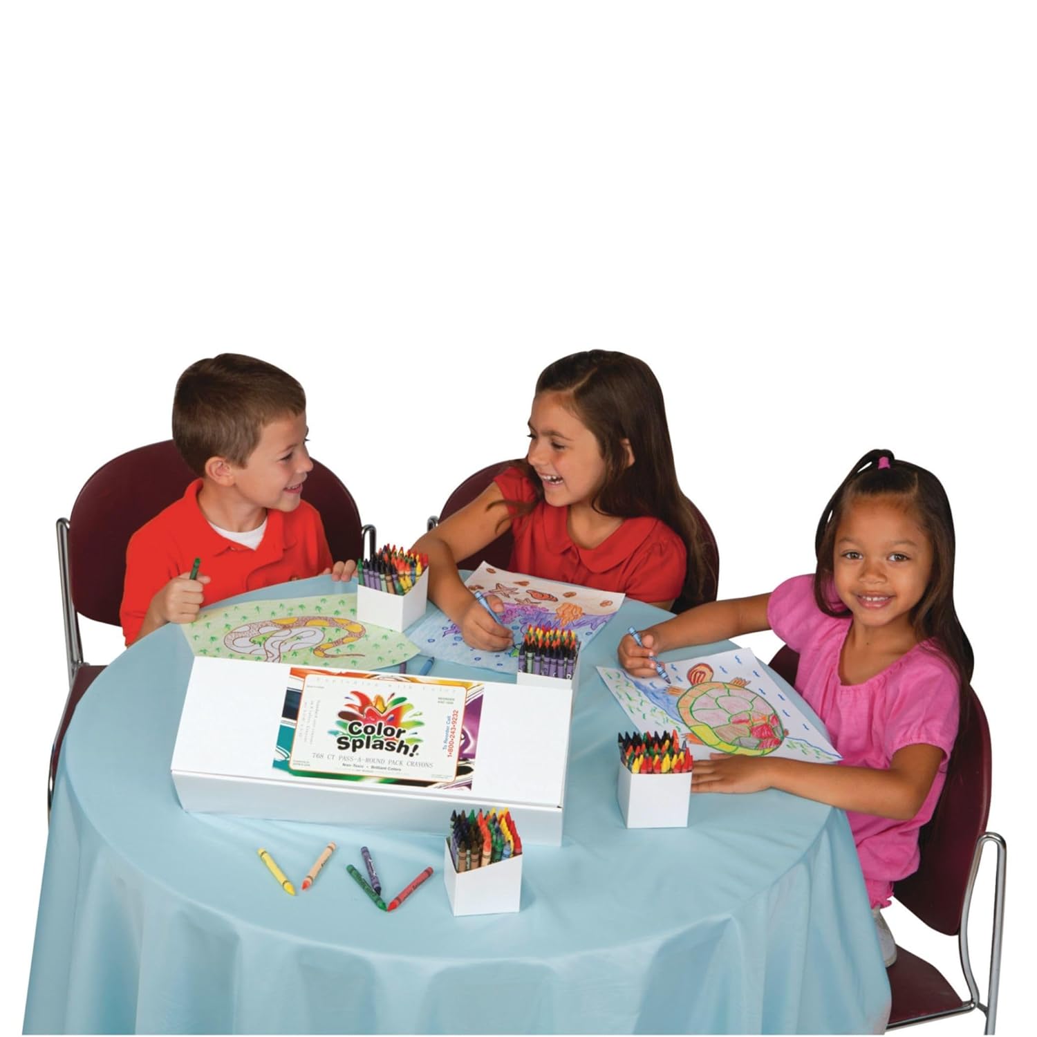 S&S Worldwide Color Splash Crayons PlusPack, Pack of 768