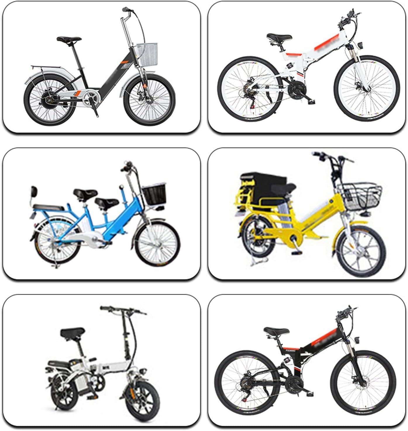 36V 8 Ah/10 Ah Batteria Per Bici Elettrica Pieghevole, Batteria Integrata Per Bicicletta Elettrica Pieghevole Da 250 W, Con Caricabatteria E BMS 36V 8Ah