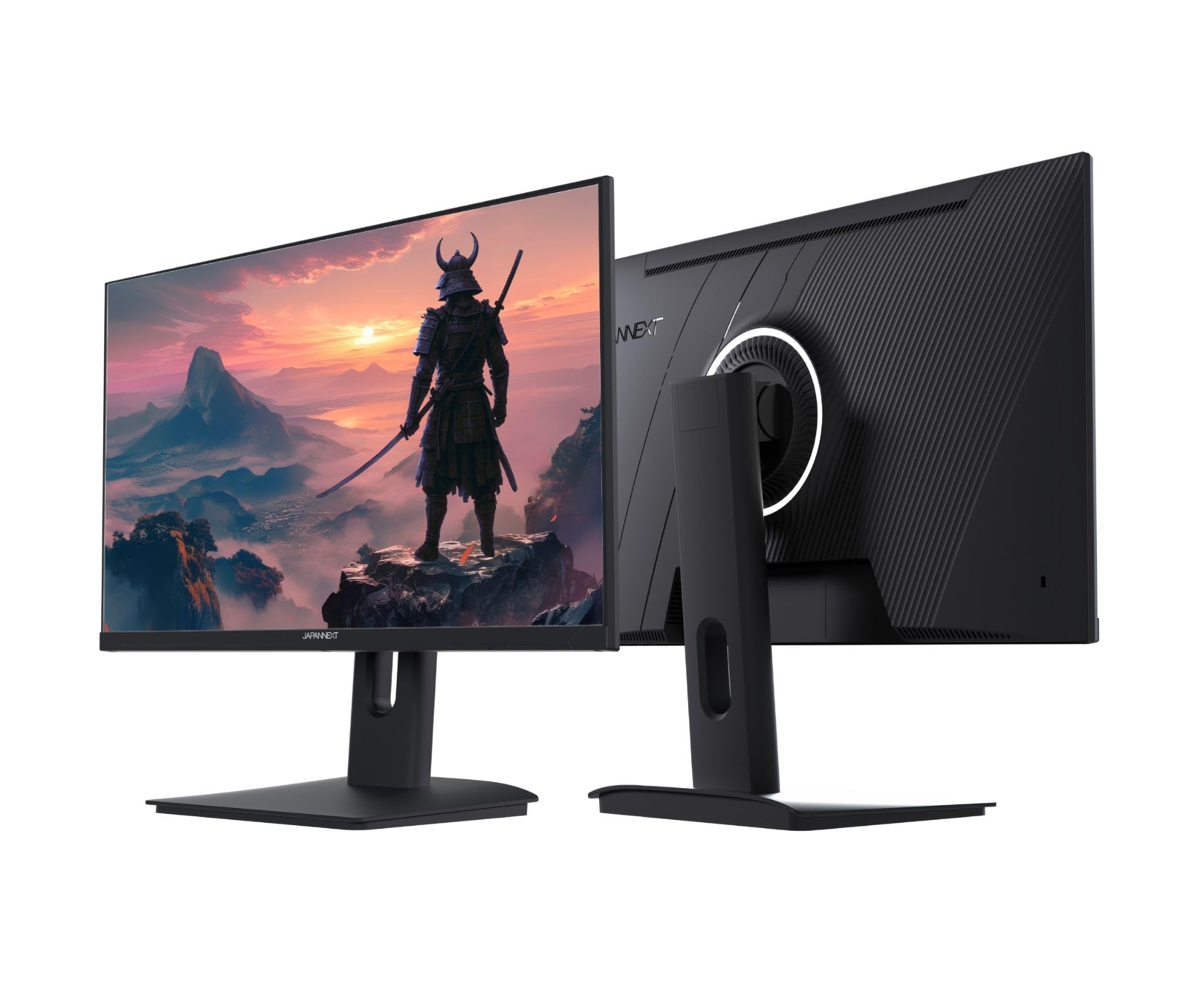 JAPANNEXT Wyświetlacz PC Gamer 23,8" IPS FullHD (1920 x 1080) 200 Hz 0,5 ms | Regulowana wysokość i nachylenie Wbudowane głośniki | G-Sync/FreeSync | JN-I238FHD200F