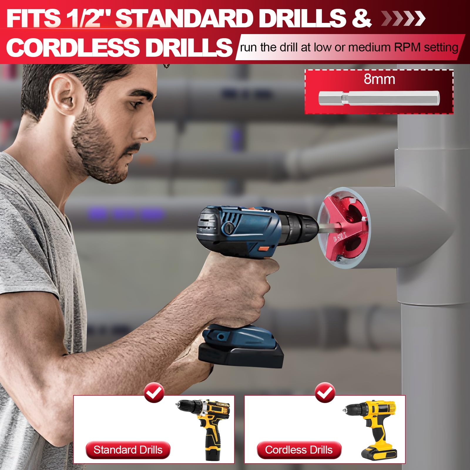 Snapklik.com : 2 Inch PVC Pipe Reamer Kit