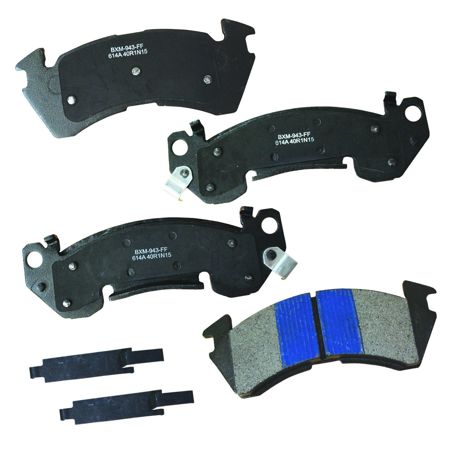 Bendix Premium SBM614A Semi-Metallic Front Brake Pads for Chevrolet Caprice 1996-1993, Commercial Chassis 1994-1993, Impala 1996-1994