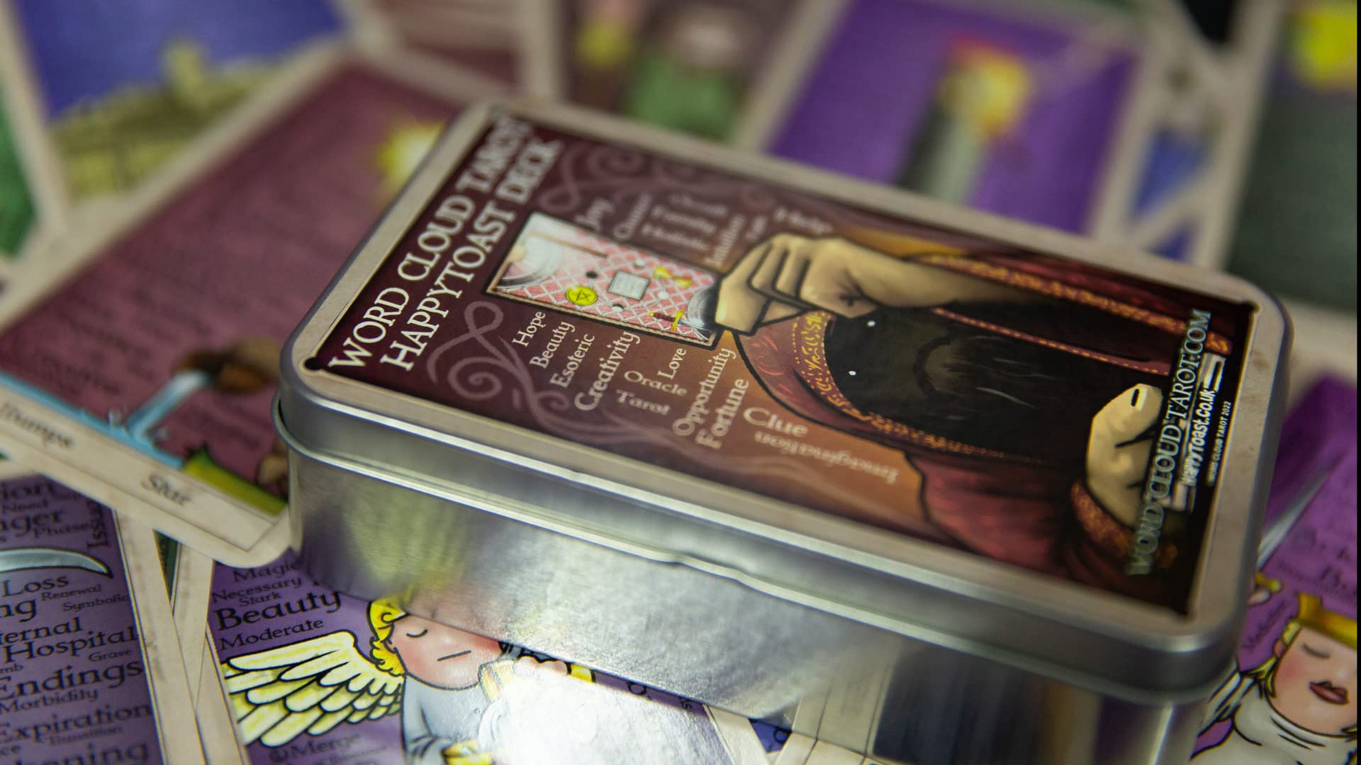 WordCloud Tarot - HappyToast Deck (Tin)