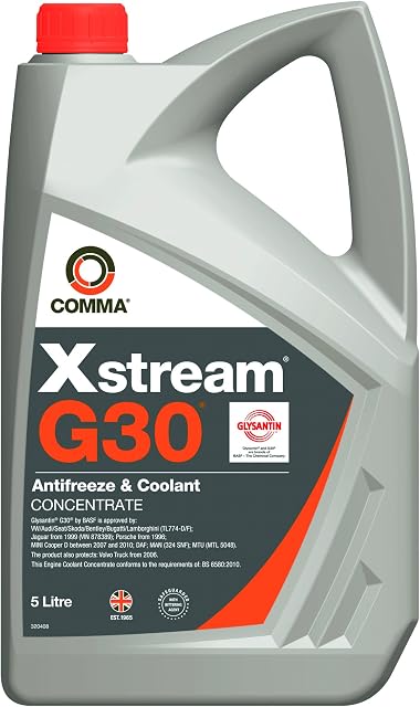 COMMA XSR5L Xstream G30 Antifreeze and Coolant Concentrate, 5000mL,Violet