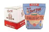 Vista 1 de Bob's Red Mill Avena orgánica de cocción rápida sin gluten, 28 onzas (paquete de 4)
