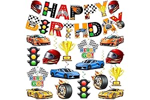 KORHONEN Race Car Party Decorations: Rev Up the Fun!