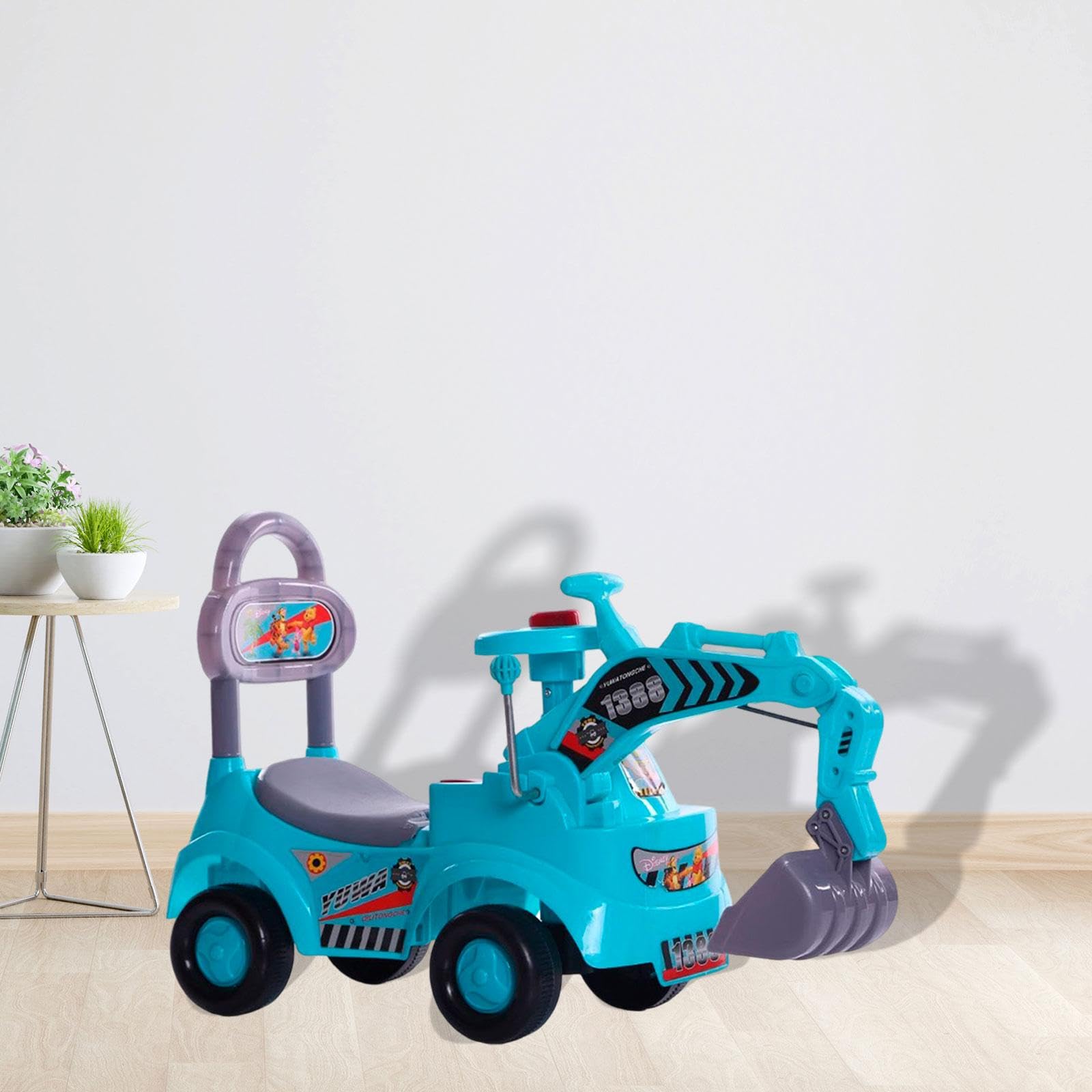 Baufahrzeug Set für Kinder mit Baufahrzeugen für Kinder von 3 bis 6 Jahren, Blau