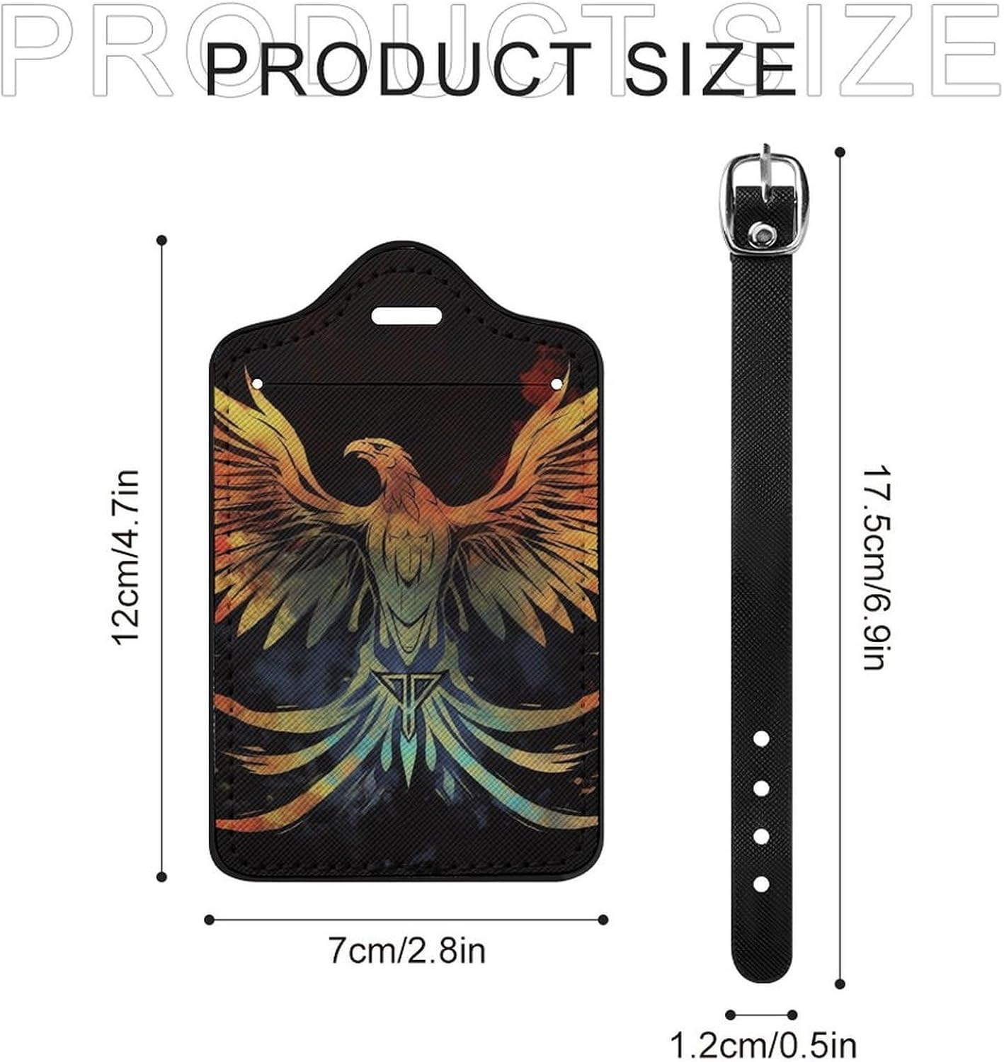 Phoenix Luggage Name Tag with Privacy Protection image 2