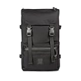 Rover Pack Tech - Daypack for Commuters, Iconic Denver Design, Recycled Nylon Construction (Black)