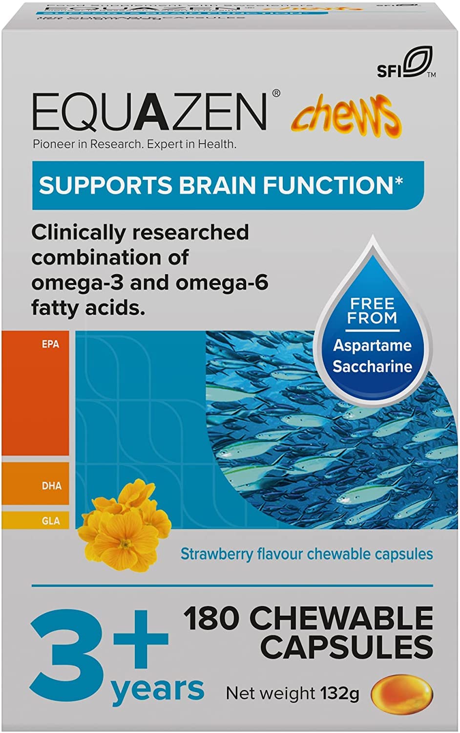 Buy EQUAZEN Childrens Chews, Omega 3 & Omega 6 Supplement, Clinically