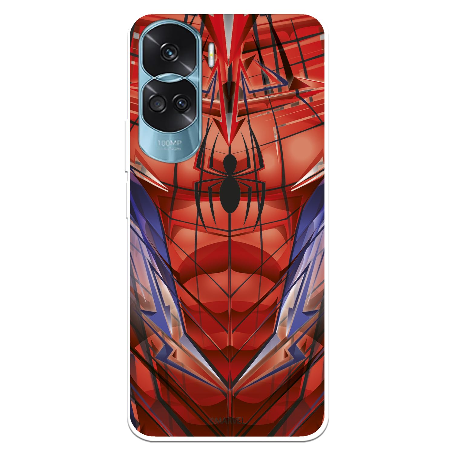 Custodia Ufficiale Marvel Spiderman Per Honor 90 Lite, Cover In Silicone Trasparente Flessibile - LA CASA DE LAS CARCASAS - 4