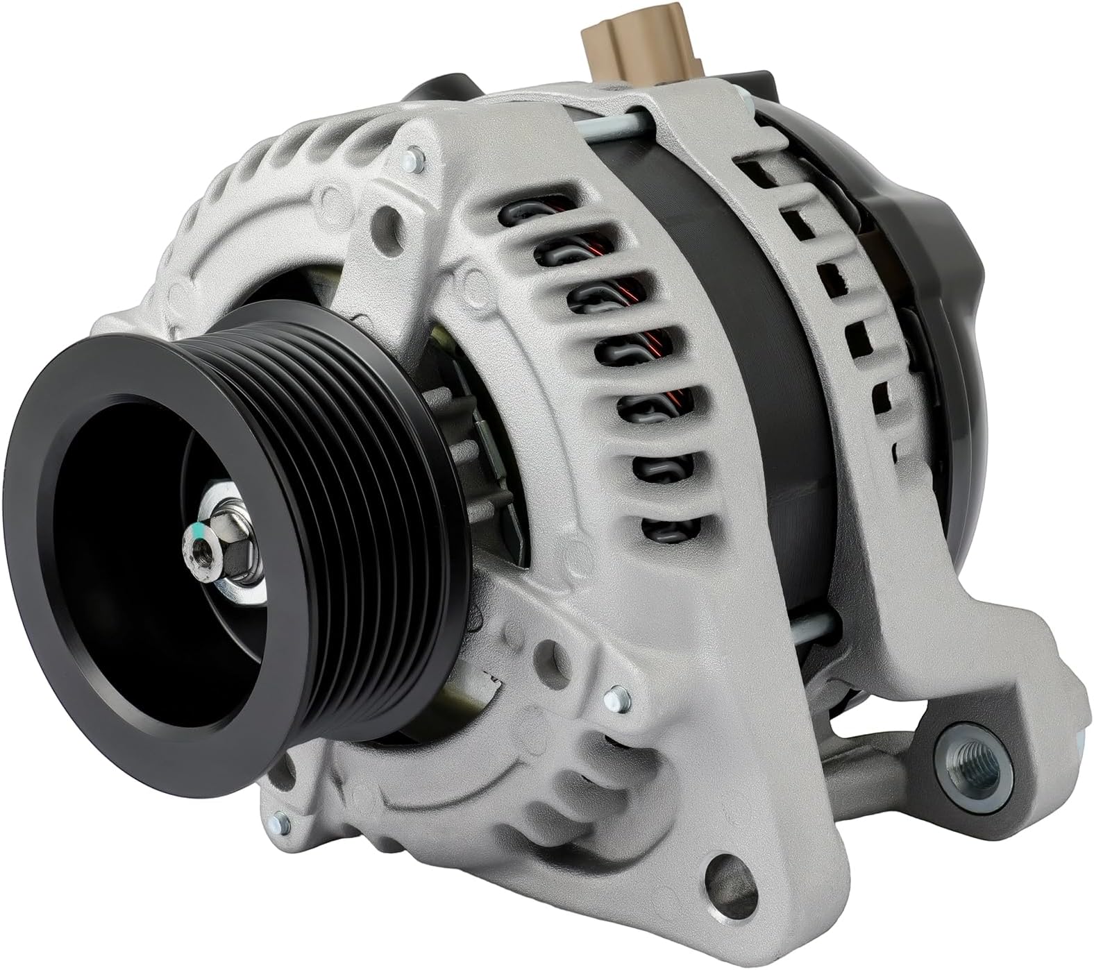 New Alternator Fits for Ford for F-250 Super Duty for F-350 Super Duty for F-450 Super Duty for F-550 Super Duty, 2011-2022, 6.7L 6.8L 12V 150Amp CW S8 Pulley Class 1042102930 11622 11622