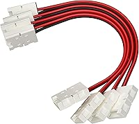Vista 11 de HitLights El kit de conector de tira LED de 2 pines y 0.394 in incluye conector sin huecos, conectores de puente, conector de coleta, hembra de CC