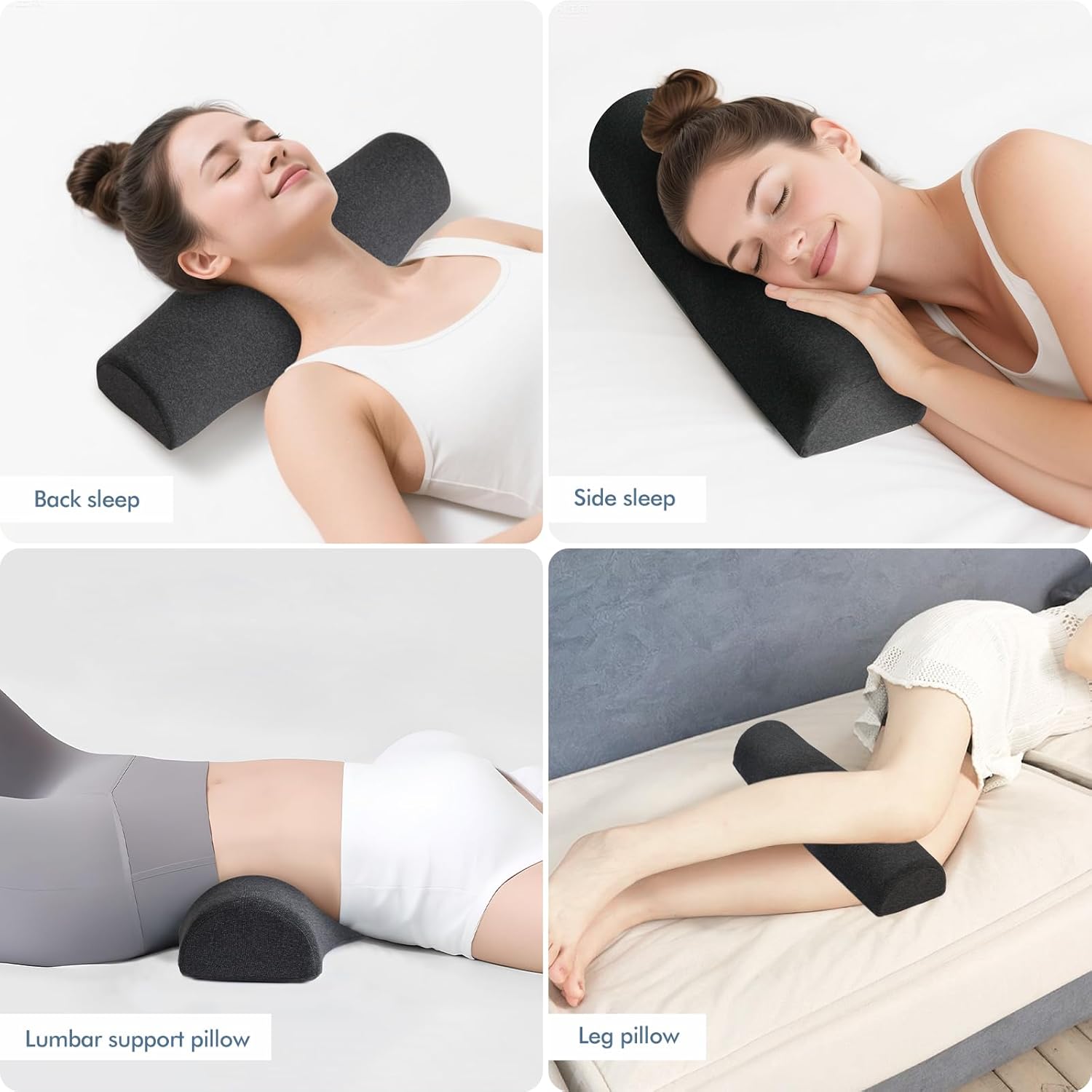 Cervical Neck Pillow for Sleeping, Neck Pillow for Neck Pain Relief, Ergonomic Design with Cervical Spine Support. Neck Support Pillow Suitable for Both Back and Side Sleeping - Image 5